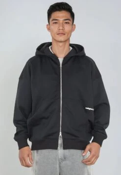 RELIGION UK ZIP UP HOODIE BLACK -Religion Clothing 0 0010 60A7364 Noah Studio