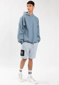 RECRUIT SHORTS WASHED ILLUSION BLUE -Religion Clothing 12TREP77 WASHED ILLUSION BLUE 19 full body