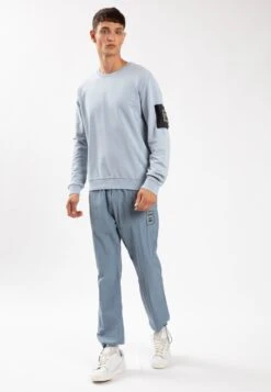 RECRUIT SWEAT WASHED ILLUSION BLUE -Religion Clothing 12TREW24 WASHED ILLUSION BLUE 4