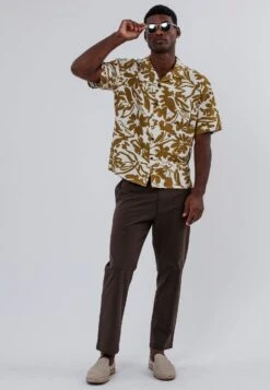 ART SHIRT RUST & WHITE -Religion Clothing 15HARH05ARTSHIRTRUSTWHITE 4