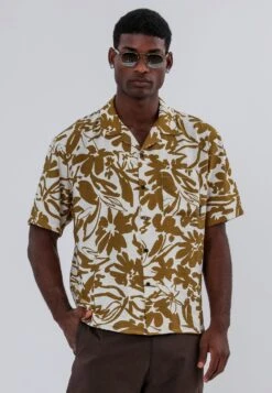 ART SHIRT RUST & WHITE