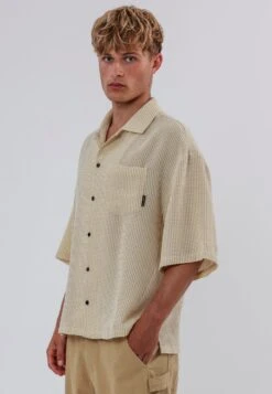 BRAILLE SHIRT OFF WHITE & SOFT KHAKI 12 BRAILLE SHIRT OFF WHITE & SOFT KHAKI -Religion Clothing 15HBAH60BRAILLESHIRTOFFWHITESOFTKHAKI 2