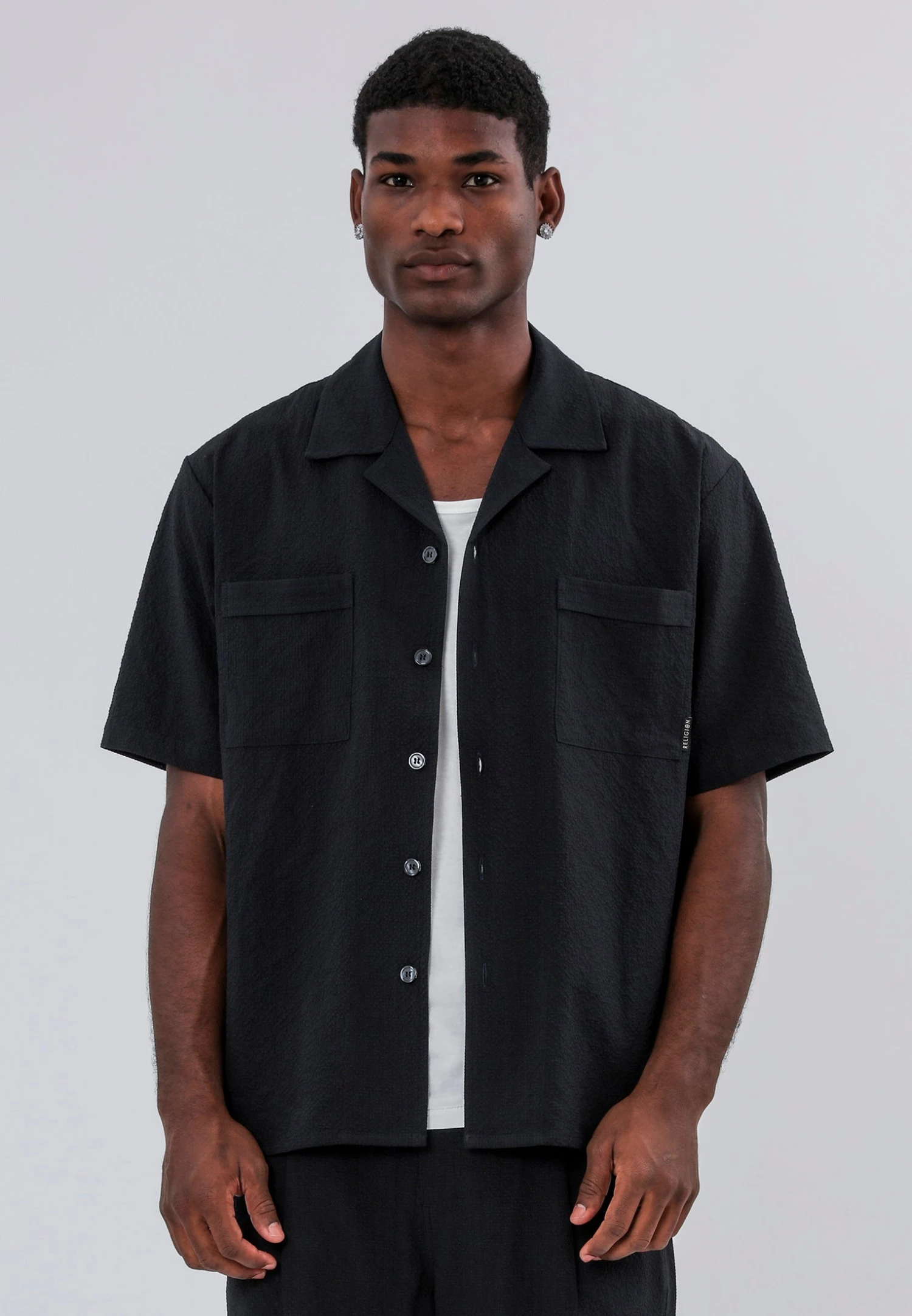 MONACO DOUBLE POCKET HOLIDAY SHIRT MIDNIGHT 5 MONACO DOUBLE POCKET HOLIDAY SHIRT MIDNIGHT - Image 3