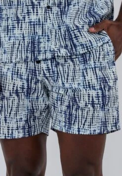 DRIP DYE SHORTS WHITE & BLUE -Religion Clothing 15HDRP73DRIPDYESHIRTWHITEBLUE 2