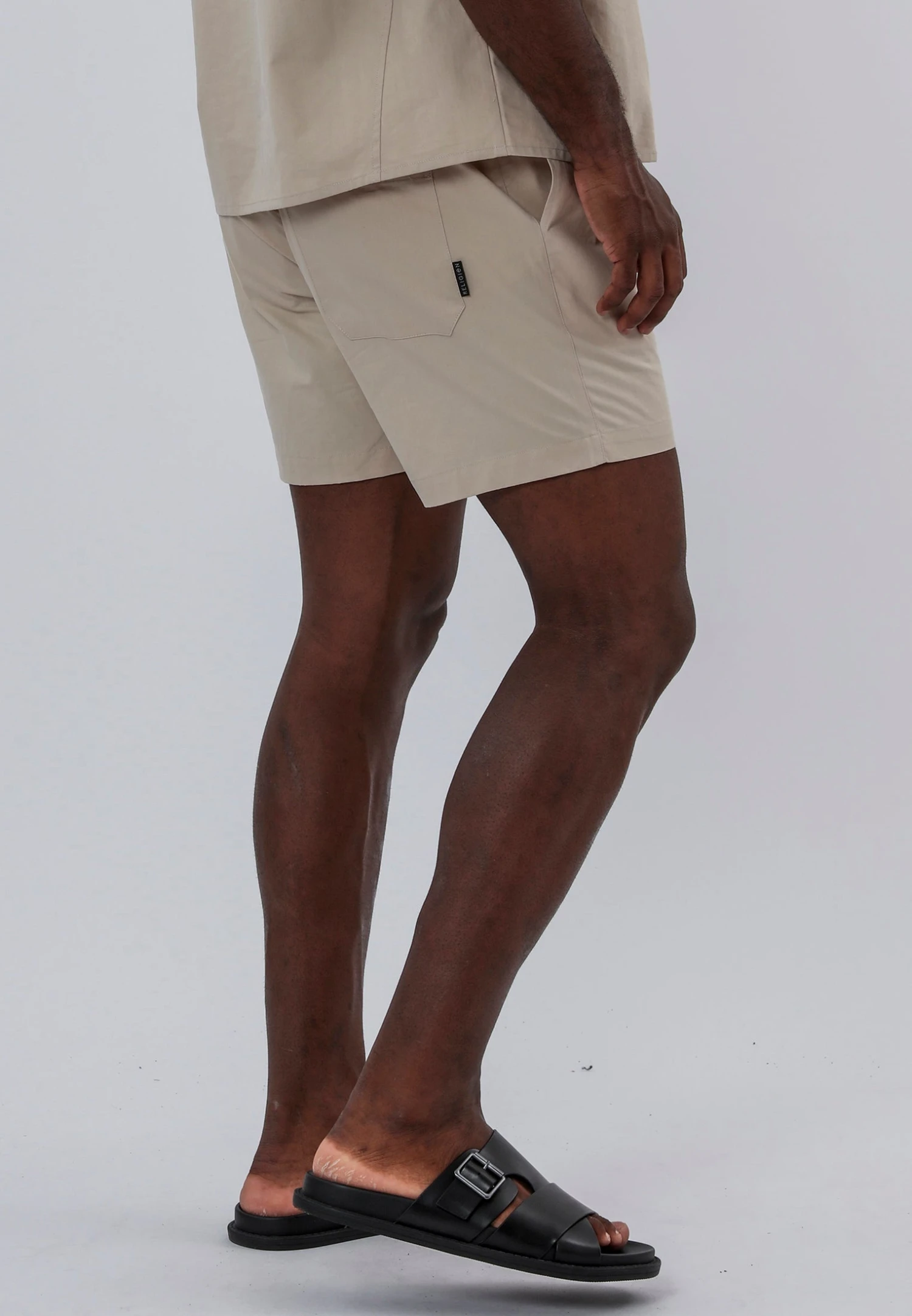MARBELLA ELASTICATED HOLIDAY SHORTS DUNE 7 MARBELLA ELASTICATED HOLIDAY SHORTS DUNE - Image 5