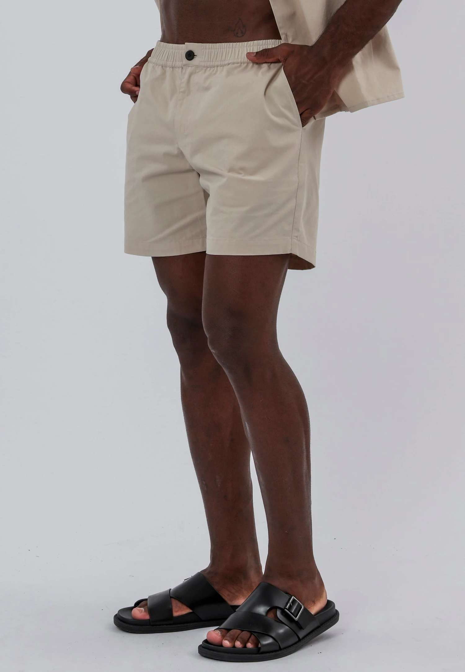 MARBELLA ELASTICATED HOLIDAY SHORTS DUNE 5 MARBELLA ELASTICATED HOLIDAY SHORTS DUNE - Image 3