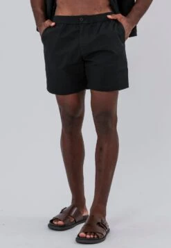 MARBELLA ELASTICATED HOLIDAY SHORTS JET BLACK -Religion Clothing 15HESP53ELASTICATEDSHORTJETBLACK 14