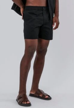 MARBELLA ELASTICATED HOLIDAY SHORTS JET BLACK -Religion Clothing 15HESP53ELASTICATEDSHORTJETBLACK 5