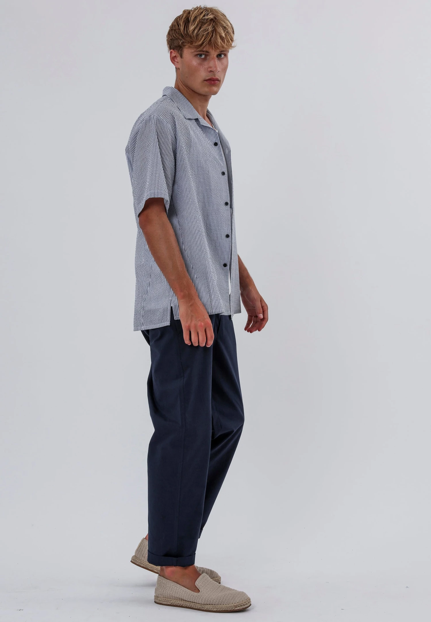 ILLUSION SHIRT OFF WHITE & BLUE 6 ILLUSION SHIRT OFF WHITE & BLUE - Image 4