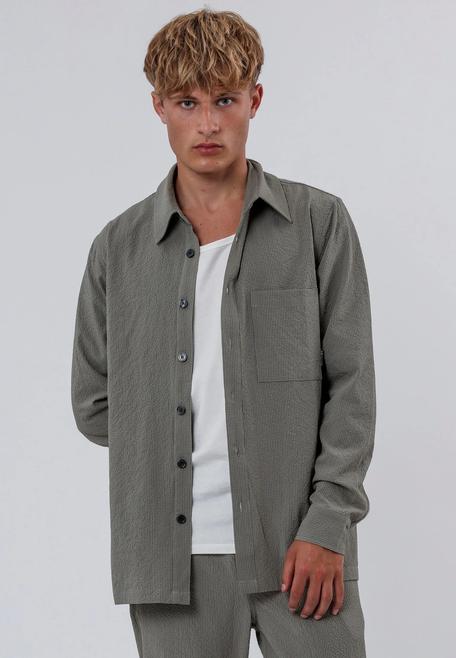 MYKONOS LONG SLEEVE HOLIDAY SHIRT MOSS GREEN 6 MYKONOS LONG SLEEVE HOLIDAY SHIRT MOSS GREEN - Image 4