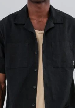 MARBELLA LIGHTWEIGHT HOLIDAY SHIRT JET BLACK -Religion Clothing 15HLWH11LIGHTWEIGHTSHIRTJETBLACK 2