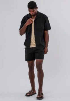 MARBELLA LIGHTWEIGHT HOLIDAY SHIRT JET BLACK -Religion Clothing 15HLWH11LIGHTWEIGHTSHIRTJETBLACK 9