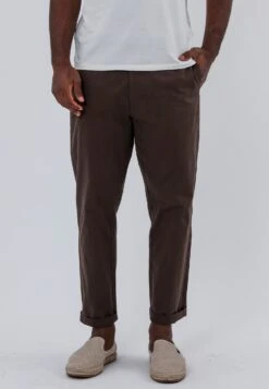 Religion Clothing -Religion Clothing 15HLWP56 LIGHTWEIGHT BASIC CHINO CHOCOLATE 1