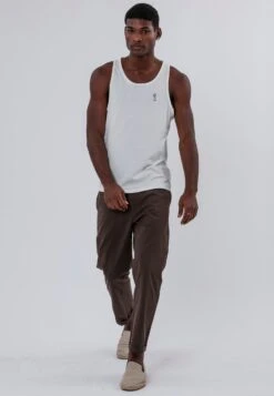 SAINT-TROPEZ LIGHTWEIGHT HOLIDAY CHINOS CHOCOLATE -Religion Clothing 15HLWP56 LIGHTWEIGHT BASIC CHINO CHOCOLATE 11