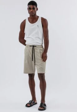 MONACO PLEATED LINEN BLEND HOLIDAY SHORTS SHELL 17 MONACO PLEATED LINEN BLEND HOLIDAY SHORTS SHELL -Religion Clothing 15HPAP66PLEATEDSHORTSHELL 4