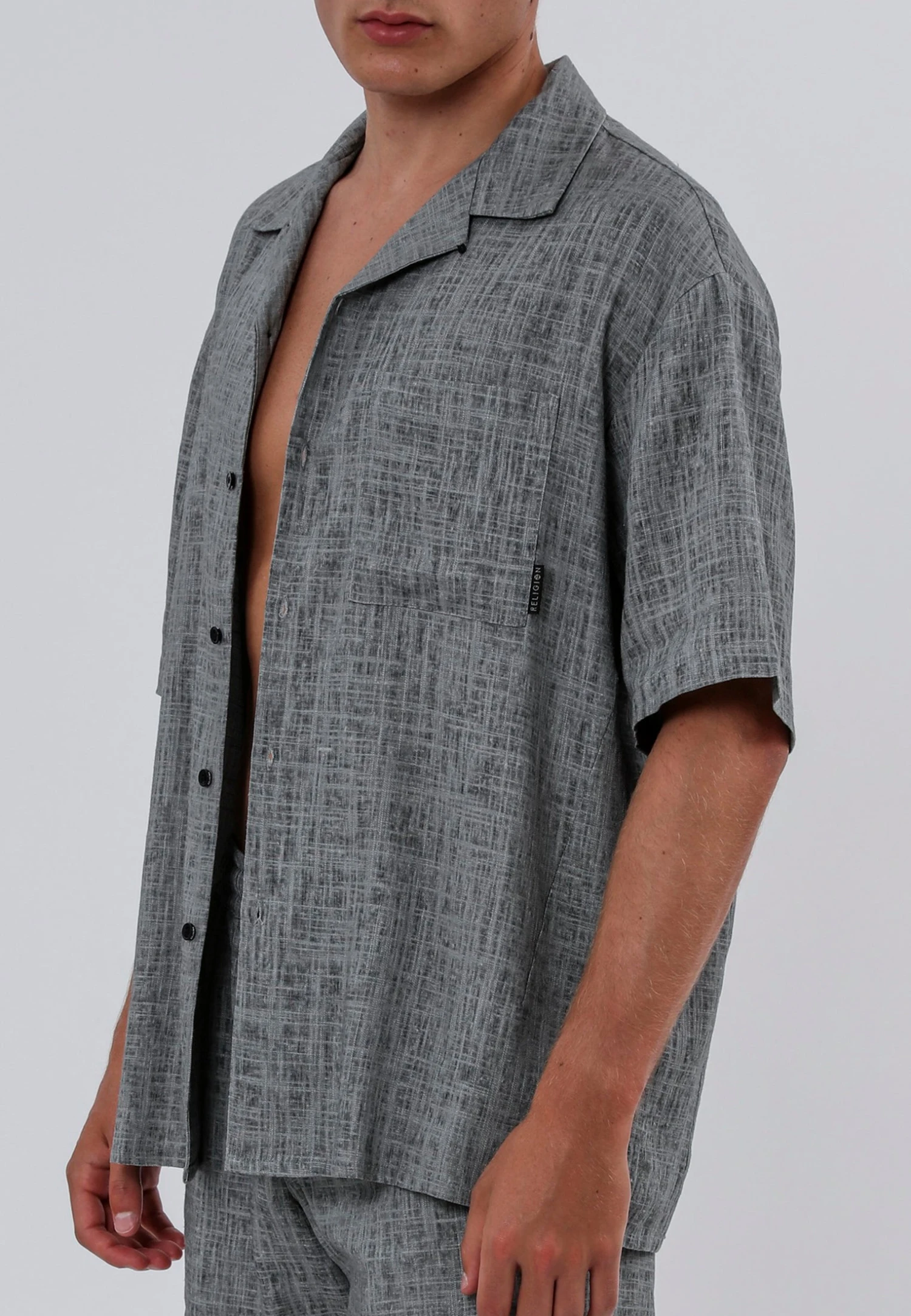 SMOKE SHIRT DARK GREY 4 SMOKE SHIRT DARK GREY - Image 2