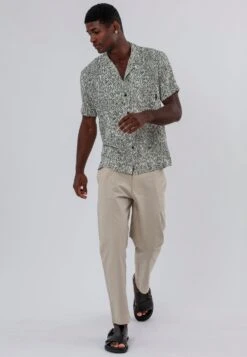 STROKE SHIRT WHITE & GREEN -Religion Clothing 15HSTH21STROKESHIRTWHITEGREEN 13