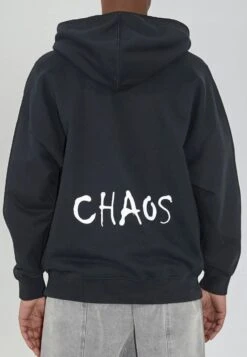 EMBROIDERY CHAOS HOODIE BLACK -Religion Clothing 15TECJ583