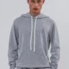 REVERSE HOODIE GREY MARL 2 REVERSE HOODIE GREY MARL -Religion Clothing 15TRVW06REVERSEHOODYGREYMARL