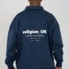 RELIGION UK CROPPED ZIP SWEATSHIRT DARK NAVY 2 RELIGION UK CROPPED ZIP SWEATSHIRT DARK NAVY -Religion Clothing 15TRWW942