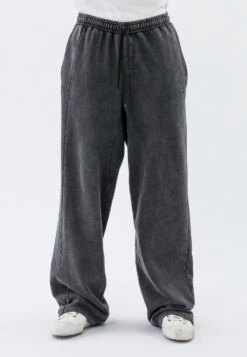 WIDE ACID PANTS WASHED CHARCOAL