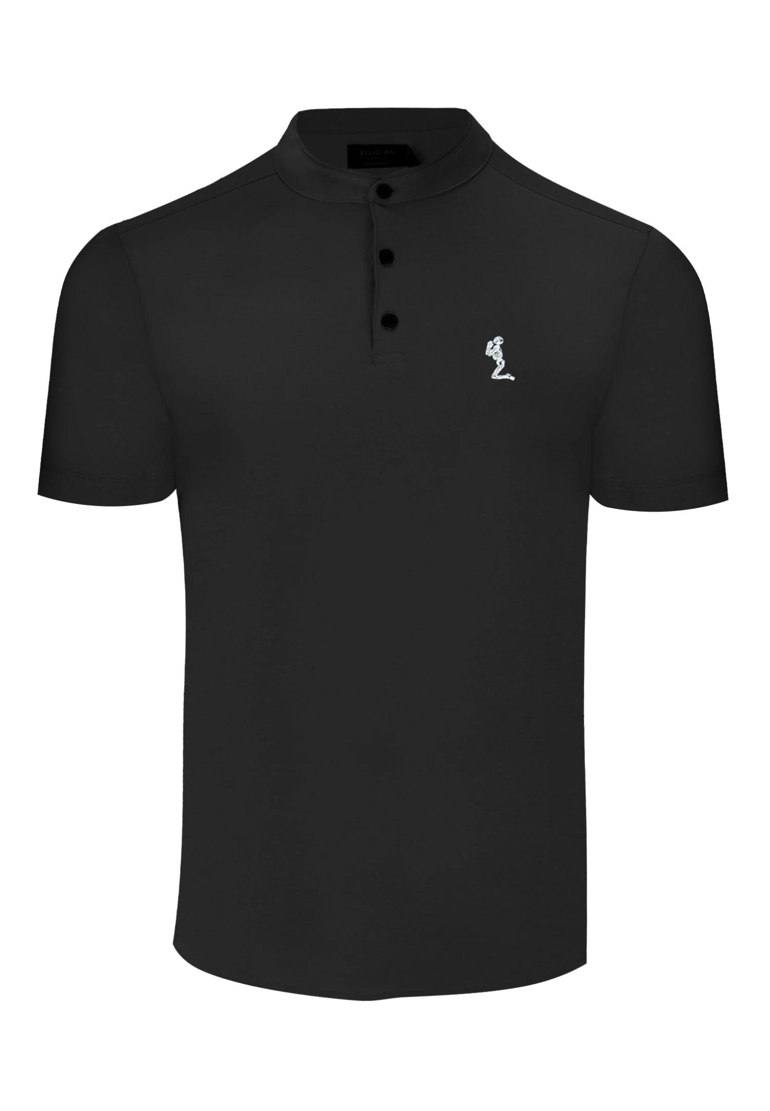 ESSENTIAL ORSON BLACK POLO SHIRT 8 ESSENTIAL ORSON BLACK POLO SHIRT - Image 6