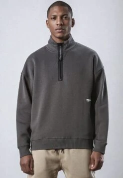 LOGO RELAXED HALF ZIP COAL -Religion Clothing 33TLXW68 4