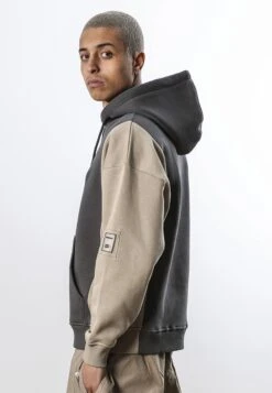 SPLIT HOODIE COAL -Religion Clothing 33TSLJ58SPLITHOODYCOAL FAWN3