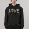 LOVE HOODIE BLACK -Religion Clothing 34TLVW74BLACK1