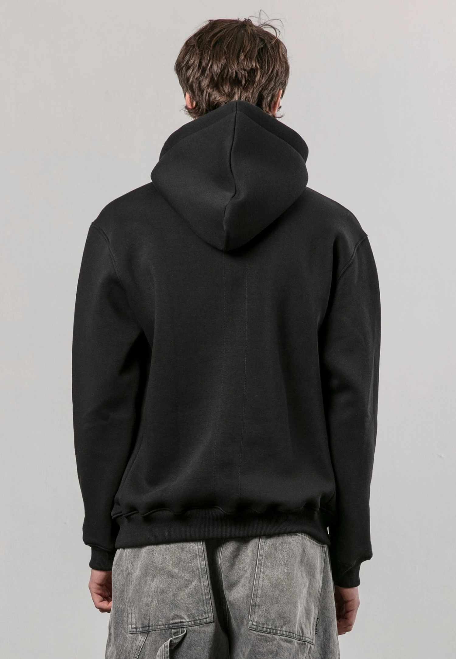 RIPPED HOODIE BLACK 5 RIPPED HOODIE BLACK - Image 3