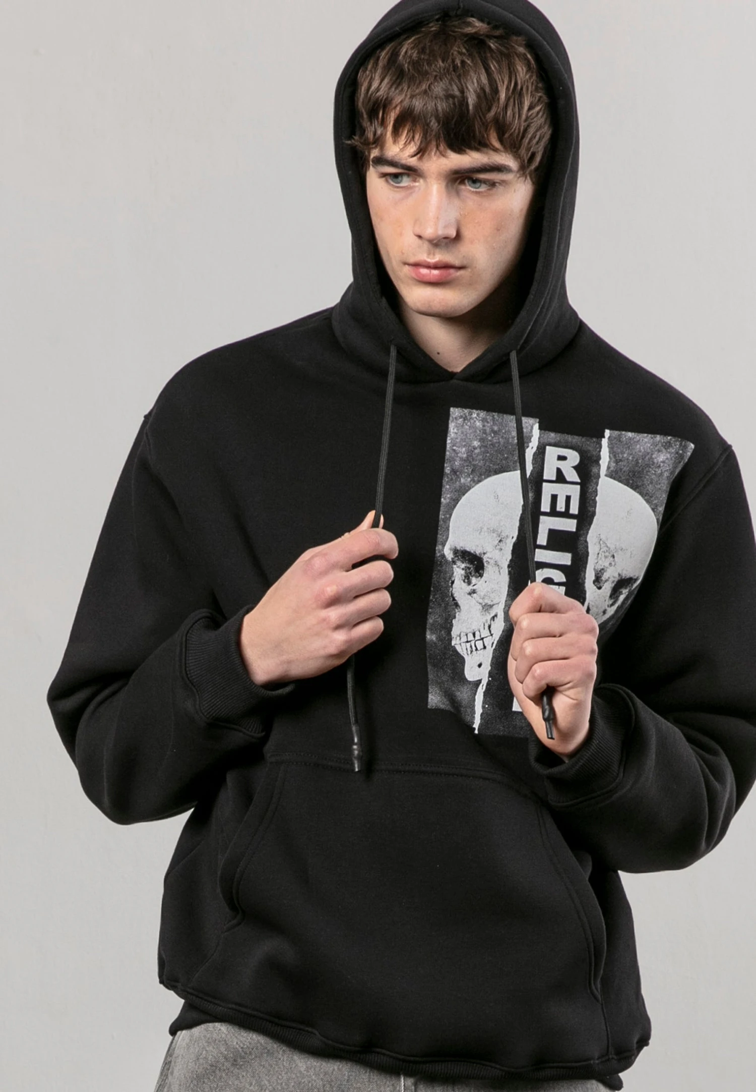 RIPPED HOODIE BLACK 7 RIPPED HOODIE BLACK - Image 5