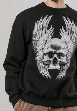 WINGS SKULL SWEAT BLACK -Religion Clothing 34TWKW70BLACK3