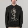 XRAY SKEL N SNAKE SWEAT BLACK -Religion Clothing 34TXSW70BLACK1