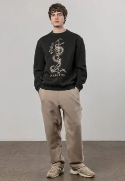 XRAY SKEL N SNAKE SWEAT BLACK -Religion Clothing 34TXSW70BLACK3
