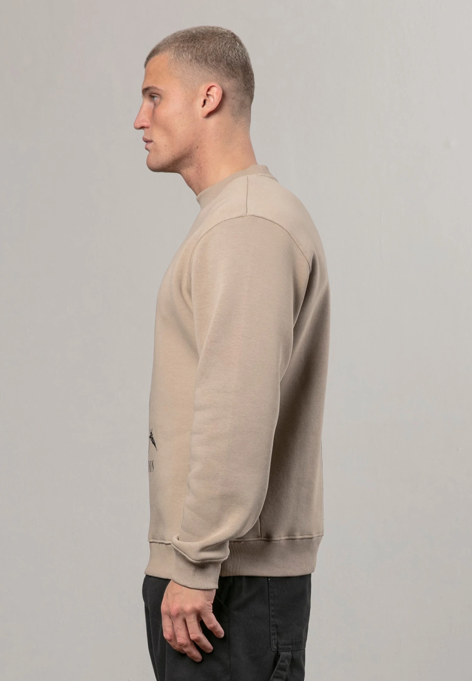 XRAY SKEL N SNAKE SWEAT FAWN 5 XRAY SKEL N SNAKE SWEAT FAWN - Image 3