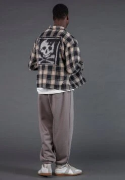 ANTARSIA SKULL SHIRT WHITE & BLACK -Religion Clothing 35HATH48ANTARSIASKULLSHIRTWHITE BLACK 557