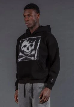 ANTARSIA SKULL HOODIE BLACK -Religion Clothing 35TATJ58ANTARSIASKULLHOODYBLACK 2757