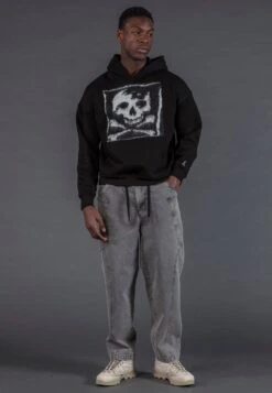 ANTARSIA SKULL HOODIE BLACK -Religion Clothing 35TATJ58ANTARSIASKULLHOODYBLACK 2770