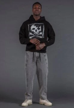 ANTARSIA SKULL HOODIE BLACK -Religion Clothing 35TATJ58ANTARSIASKULLHOODYBLACK 2772