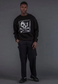 ANTARSIA SKULL SWEAT BLACK -Religion Clothing 35TATW67ANTARSIASKULLCREWBLACK 1768