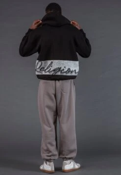 KNITTED RELIGION HOODIE BLACK -Religion Clothing 35TKRJ58KNITTEDRELIGIONHOODYBLACK 575