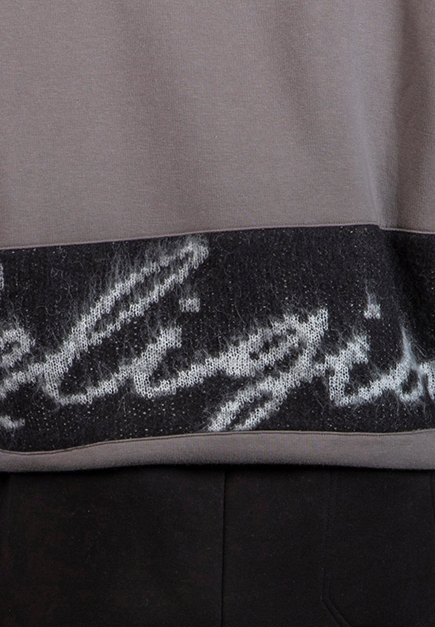 KNITTED RELIGION HOODIE CEMENT GREY 6 KNITTED RELIGION HOODIE CEMENT GREY - Image 5