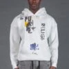 PUNK HOODIE OFF WHITE -Religion Clothing 35TPKJ58 PUNK HOODY OFF WHITE 2444