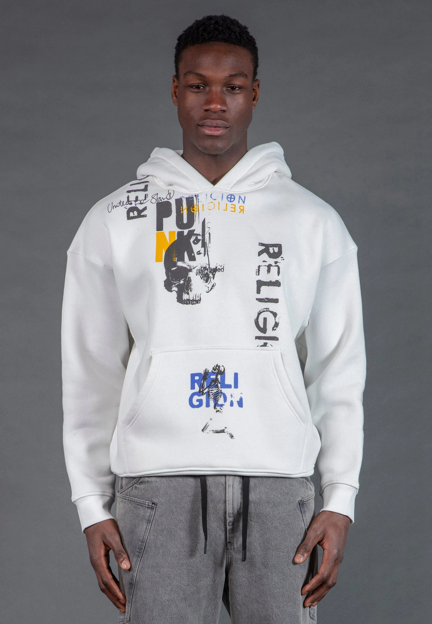 PUNK HOODIE OFF WHITE 3 PUNK HOODIE OFF WHITE