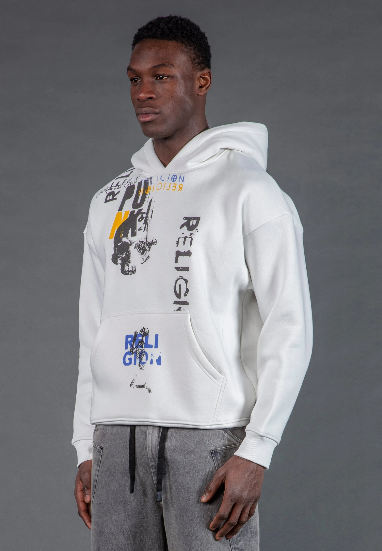 PUNK HOODIE OFF WHITE 4 PUNK HOODIE OFF WHITE - Image 2