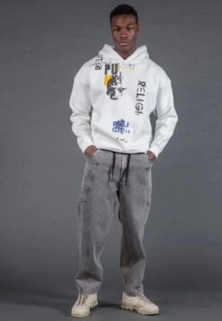 PUNK HOODIE OFF WHITE 9 PUNK HOODIE OFF WHITE -Religion Clothing 35TPKJ58 PUNK HOODY OFF WHITE 2457