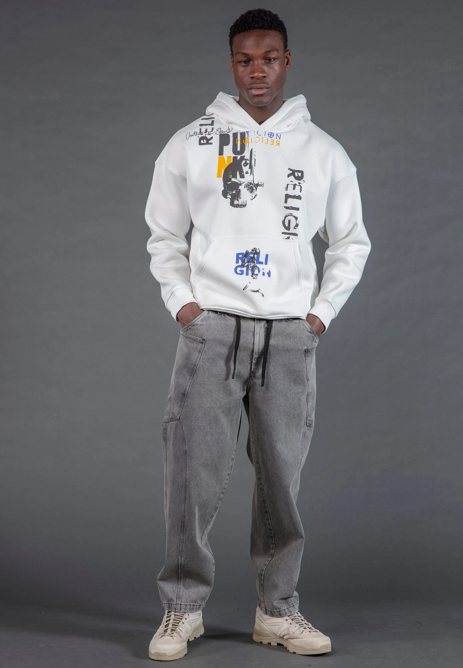 PUNK HOODIE OFF WHITE 5 PUNK HOODIE OFF WHITE - Image 3