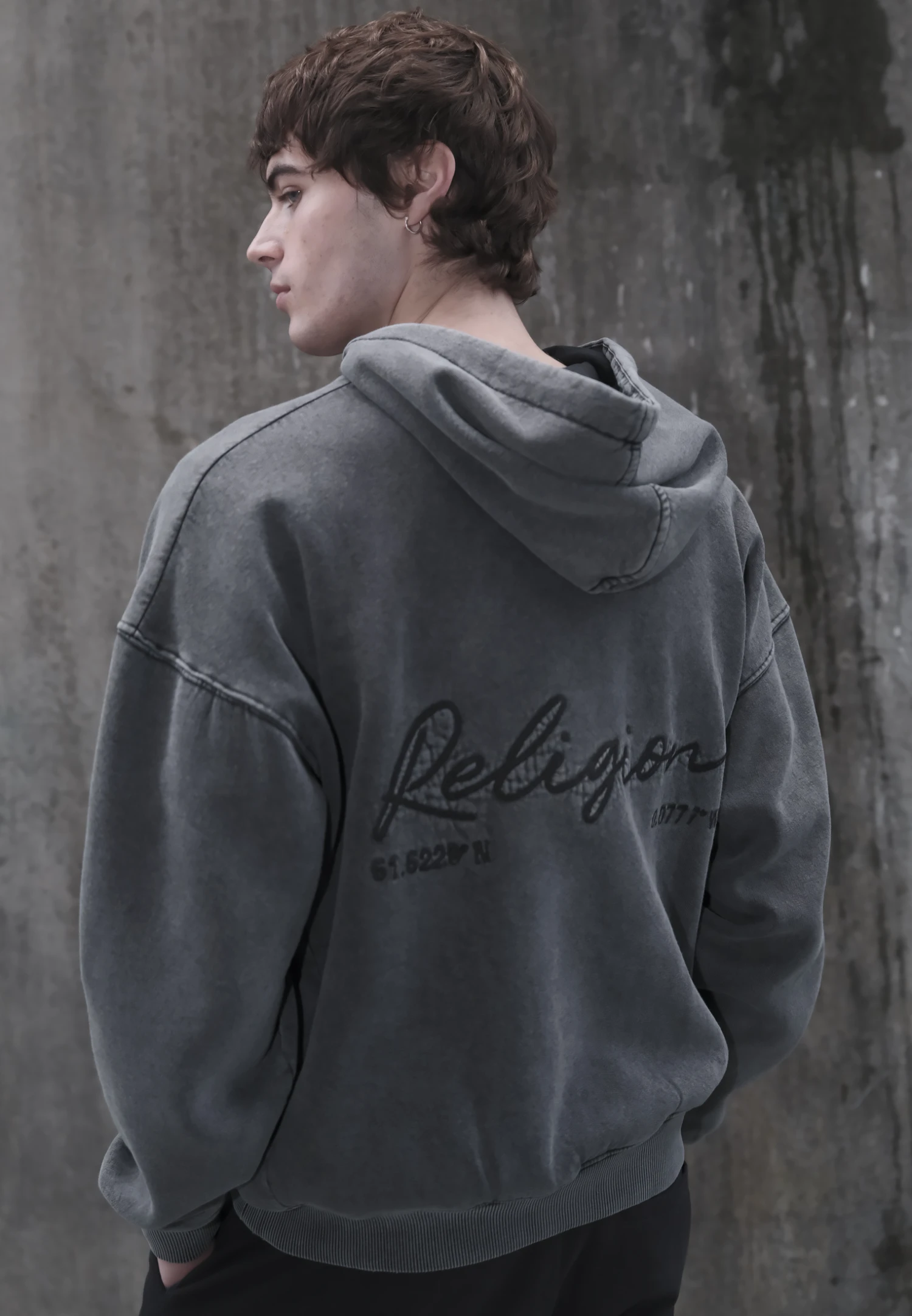 EMBROIDERED HOODIE BLACK ACID WASH 3 EMBROIDERED HOODIE BLACK ACID WASH