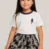 Kids LIGHTNING BOLT GIRLS T-SHIRT MAUVE -Religion Clothing 514LGN05MAUVE1 cadf7caa 782c 4609 a52c 1194972e9747