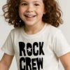 Kids ROCK CREW GIRLS T-SHIRT OFF WHITE